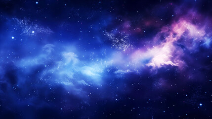 Beautiful deep space with nebula, universe for background