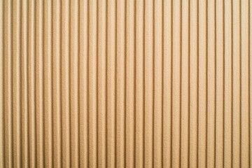 Fototapeta premium Abstract brown recycled paper background. Old Kraft paper texture box craft stripes pattern. top view , ai