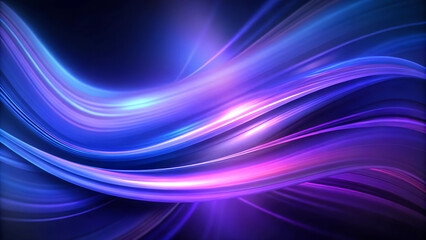Abstract Background with Smooth Flowing Lines and Vibrant Gradient Colors