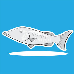 emperor pwason fish.eps