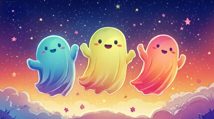 Happy Ghost Friends.