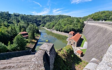 river on Pilchowice Dam © Konrad_elx