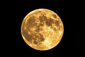 Naklejka premium The Full Harvest Moon of September, ai