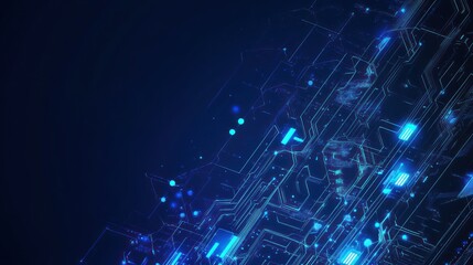 Obraz premium Abstract Digital Circuitry