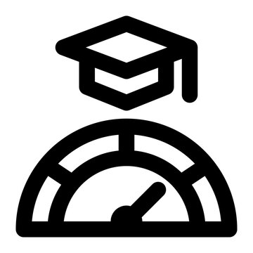 recommend clip art: indicator, dashboard, performance, education, learning, university outline icon