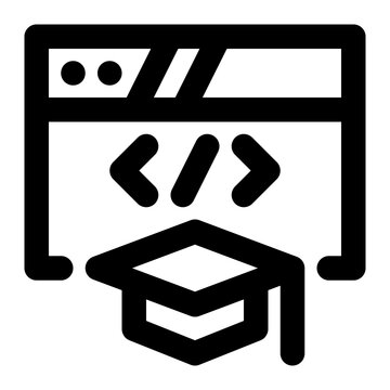 web development, web programming, website, programming, learning, education, course outline icon