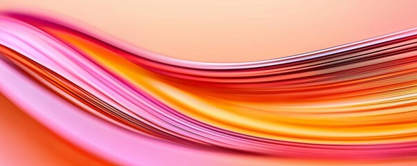 Wavy film strips in dynamic orange and pink tones, capturing the essence of motion and artistic expression