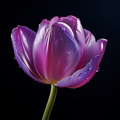 Purple tulip