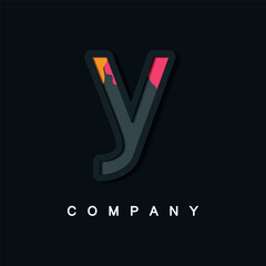 Letter Y abstract modern Logo for Creative Agency Design
