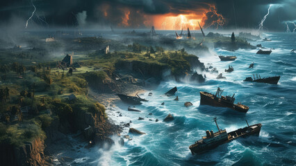 Mysterious Island and Dangerous Waves: An Adventurous Exploration of Challenging Waters