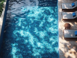 Swimming Pool with Loungers