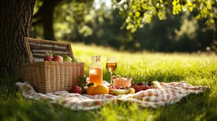 Summer Picnic under the Trees