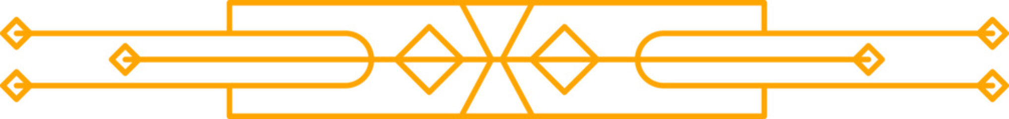 Obraz premium Art deco Geometric Line