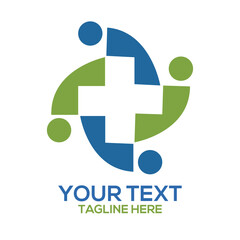 Obraz premium medical logo with symbol