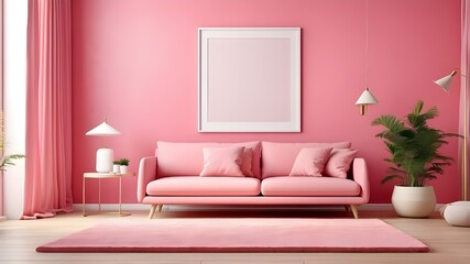 Vintage loft interior mock-up poster with background, wallpapers, stock pictures, and life stock
