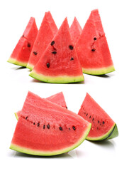 watermelon on a white background 