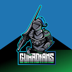 Guardian esports mascot logo design