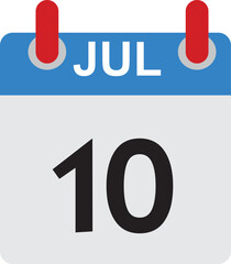 Date calendar one to  thirtine days Print