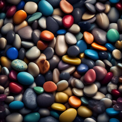 colorful pebbles