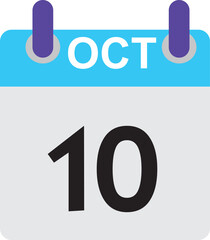 Date calendar one to  thirtine days Print