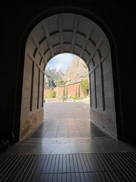 archway in the town