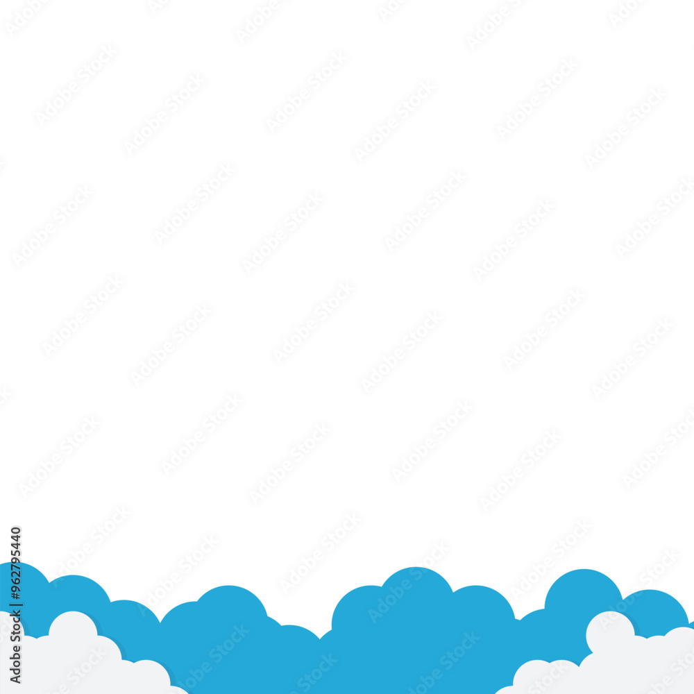 Poster cloud footer