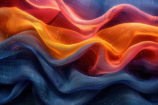 abstract background in colors and patterns for Lee National Denim Day