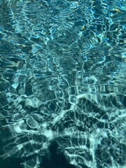 reflections at the pool