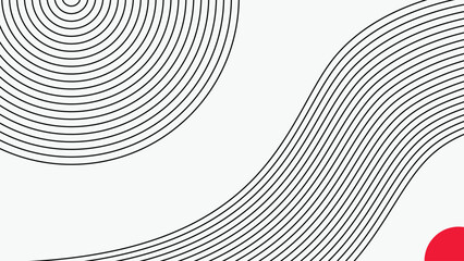 Abstract wave element for design. digital frequency track equalizer. stylish line art background. Vector illustration Waves with lines are created using the blend tool. Curved wavy lines and smooth 