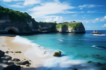 Obraz premium Beautiful seascape. Seascape of tropical sea.