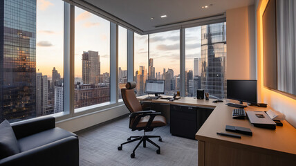 interior of modern office