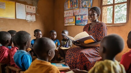 Dedicated Teacher Inspires Students on International Literacy Day