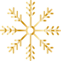 golden snowflakes winter cold ice christmas