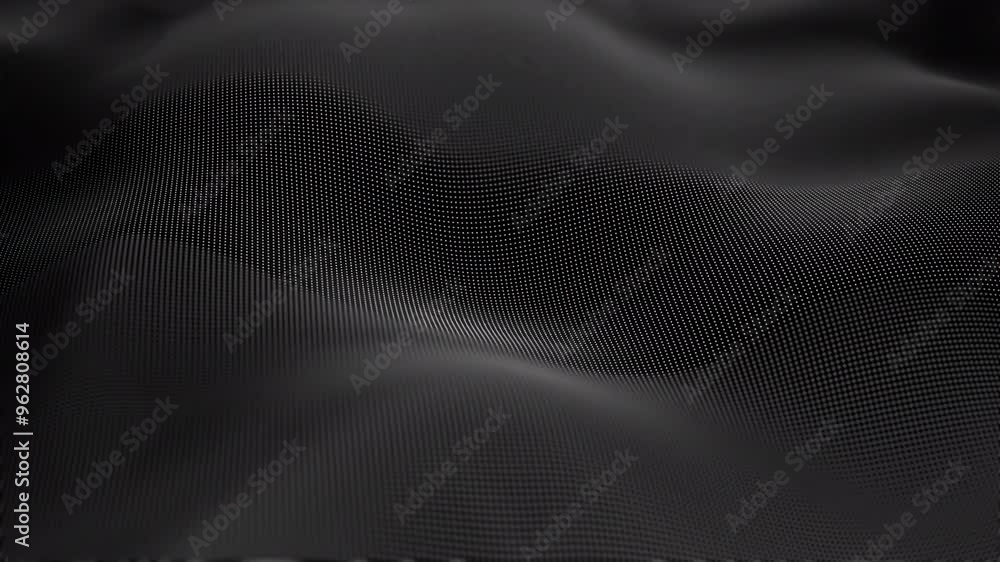 Sticker this piece features abstract black waves beautifully interwoven with a grid pattern. design