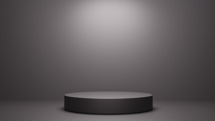 Realistic 3D product podium background, Minimal mockup or product display presentation, Stage for showcase.