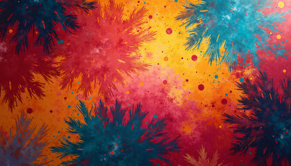 Obraz premium Contemporary Abstract Patterns with Hispanic Influences