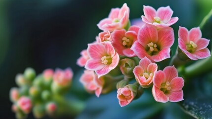 Macro of a captivating Kalanchoe pinnata.