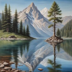 reflection of trees in water peaceful tranquility nature outdoors scenery beauty background