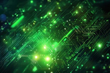 green technology futuristic and innovation background