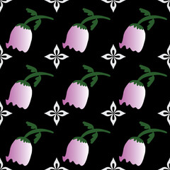 seamless pattern with flowers