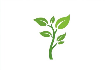 Obraz premium Logo creation for agricultural growth, farming practices, and crop field icons featuring leaf or plant elements