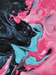 Obraz premium image_displays_a_close-up_of_abstract_color