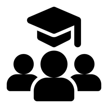 educational leadership, leadership, education, team leader, principal, headmaster solid or glyph icon