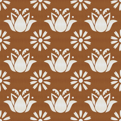seamless pattern with flowers