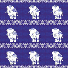 seamless pattern with elements