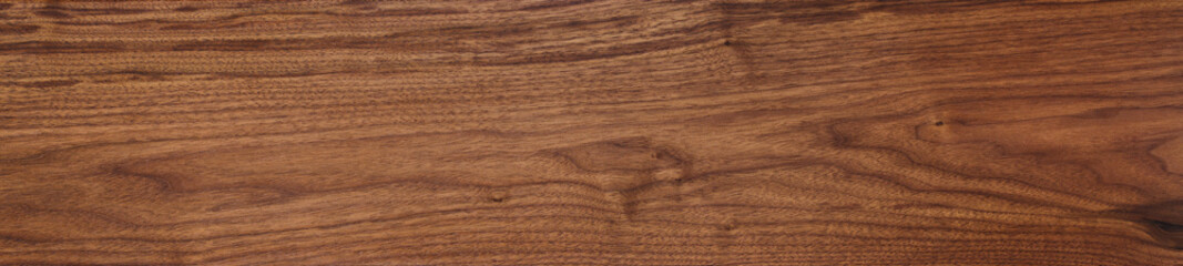 Black walnut wood texture of solid board oil finished
