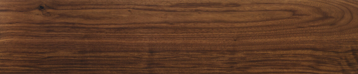 Black walnut wood texture of solid board oil finished