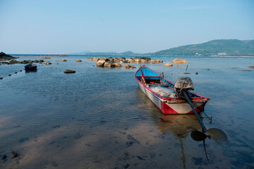 Fishing boat in the ocean