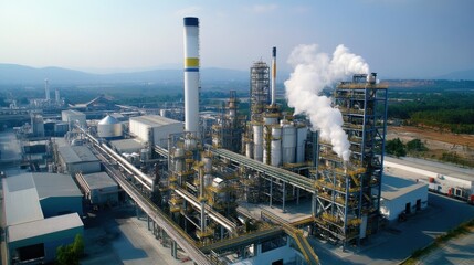 Decarbonization efforts being implemented in an industrial plant for achieving carbon neutrality