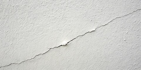 Obraz premium A Crack in the Wall, White, Cracked Wall, Wall, Texture, Building, Abstract